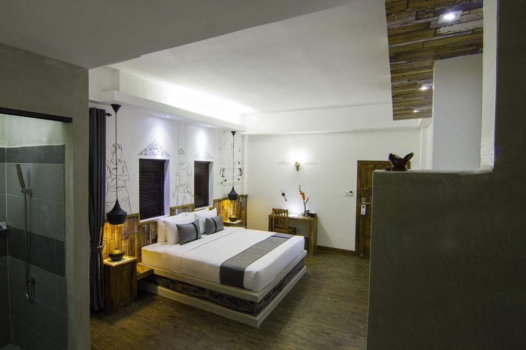 Double Leaf Boutique Hotel Phnompen Szoba fotó